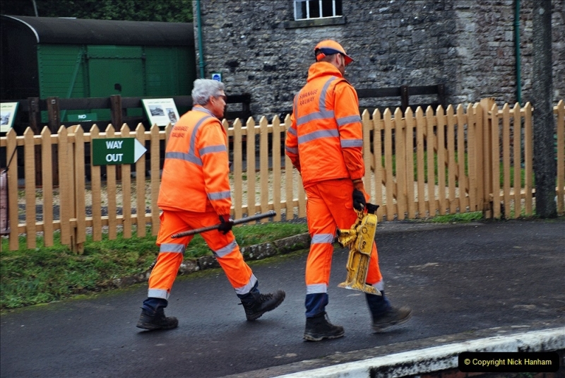 2022-01-19 Corfe Castle station track renewal DAY 8. (10) 010