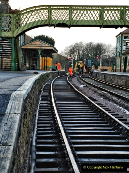 2022-01-19 Corfe Castle station track renewal DAY 8. (48) 048