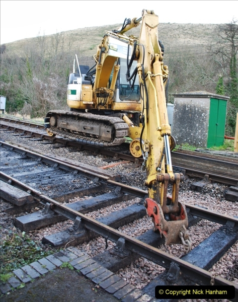 2022-01-19 Corfe Castle station track renewal DAY 8. (8) 008