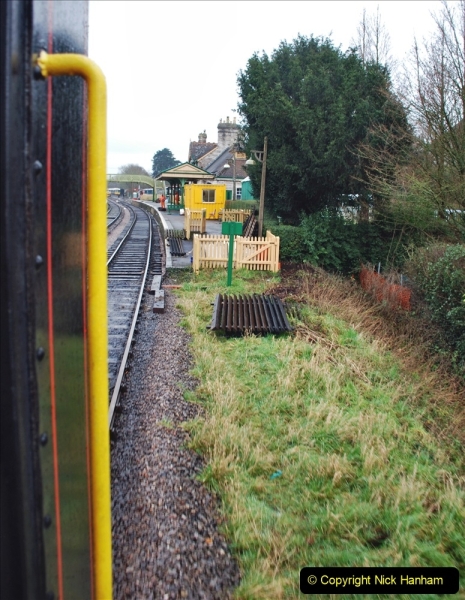 2022-01-19 Corfe Castle station track renewal DAY 8. (86) 086