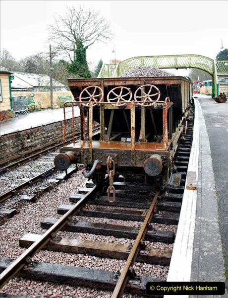2022-01-19 Corfe Castle station track renewal DAY 8. (92) 092