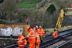 2022-01-19 Corfe Castle station track renewal DAY 8. (41) 041
