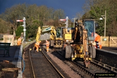 2022-01-19 Corfe Castle station track renewal DAY 8. (49) 049