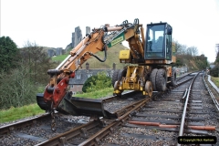 2022-01-19 Corfe Castle station track renewal DAY 8. (97) 097
