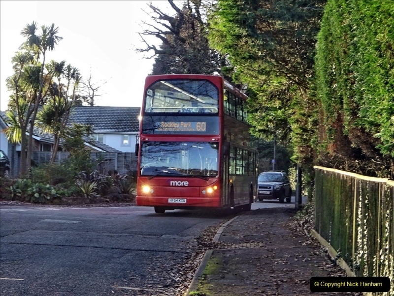 2022-01-05 Poole to Blandford Forum and Return via the X8 bus. (1) Rote 60 From Home to Poole. 001