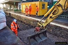 2022-01-13 Corfe Castle station track renewal DAY 4. (15) 015