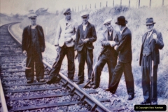 2022-01-14 Corfe Castle station track renewal DAY 5. (1)  Track gang of years past. 001
