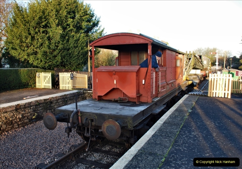 2022-01-17 Corfe Castle station track renewal DAY 6. (15) 015
