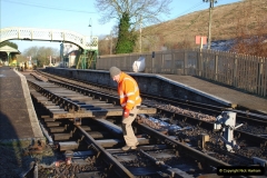 2022-01-17 Corfe Castle station track renewal DAY 6. (17) 017