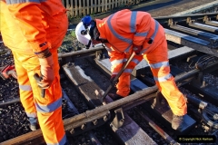 2022-01-17 Corfe Castle station track renewal DAY 6. (23) 023