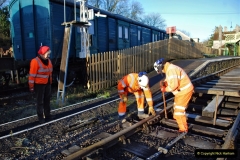 2022-01-17 Corfe Castle station track renewal DAY 6. (27) 027