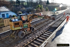 2022-01-17 Corfe Castle station track renewal DAY 6. (38) 038