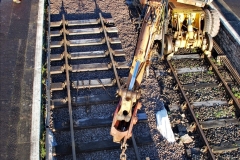 2022-01-17 Corfe Castle station track renewal DAY 6. (41) 041