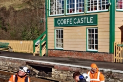 2022-01-17 Corfe Castle station track renewal DAY 6. (92) 092