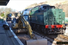 2022-01-17 Corfe Castle station track renewal DAY 6. (97) 097