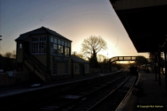 2022 January 20 Corfe Castle station track renewal DAY 9