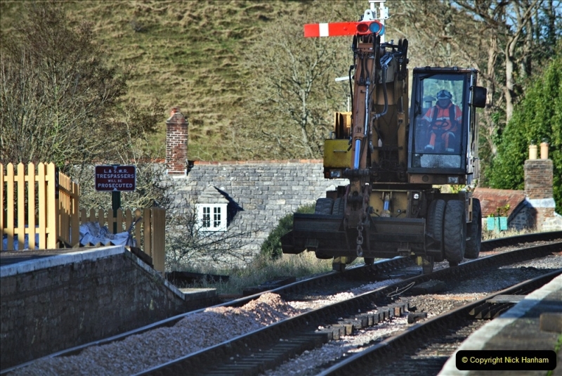 2022-01-20 Corfe Castle station track renewal DAY (109) 109