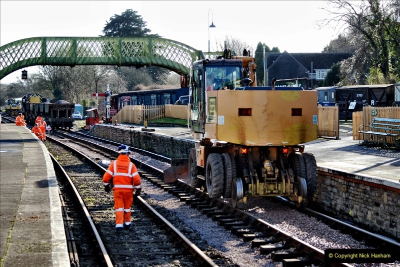 2022-01-20 Corfe Castle station track renewal DAY (118) 118