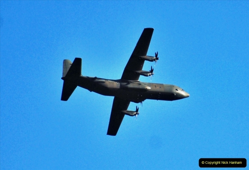 2022-02-09  Lookhead C-130 Herculease fly by over Wareham, Dorset. (2) 007