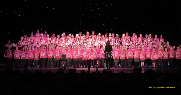 2019 March 16 Bournemouth Pavilion Theatre 90 Years. (48) Local school choirs. 048