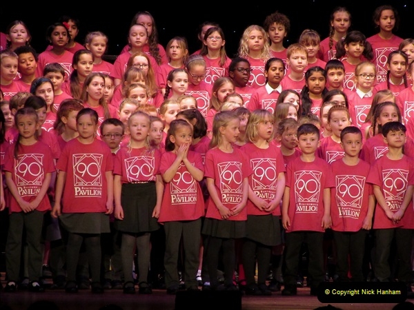 2019 March 16 Bournemouth Pavilion Theatre 90 Years. (50) Local school choirs. 050