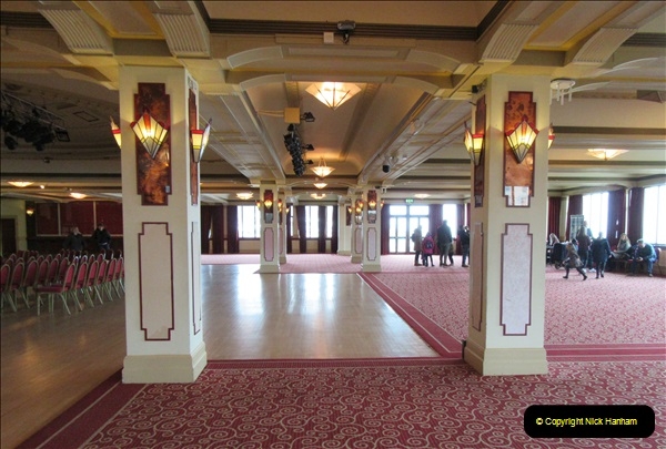 2019 March 16 Bournemouth Pavilion Theatre 90 Years. (62) Behind the scenes tour. The Ball Room. 062