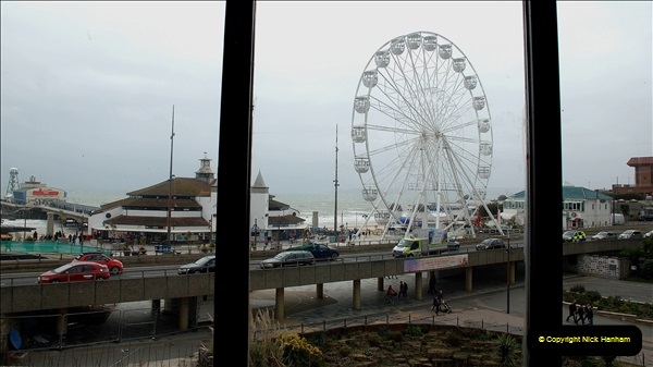 2019 March 16 Bournemouth Pavilion Theatre 90 Years. (68) Behind the scenes tour. A look outside from the Ballroom. 068