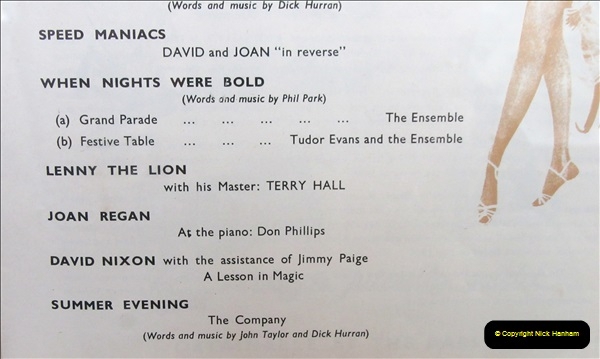 2019 March 16 Bournemouth Pavillion Theatre 90 Years. (122) The Shows and the Stars. 122