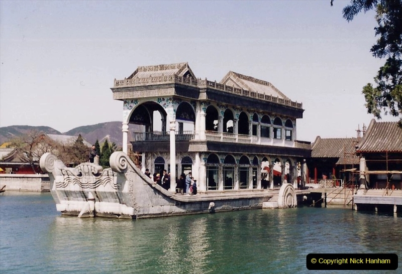 China 1993 April. (225) The Summer Palace. The Marble Boat.225