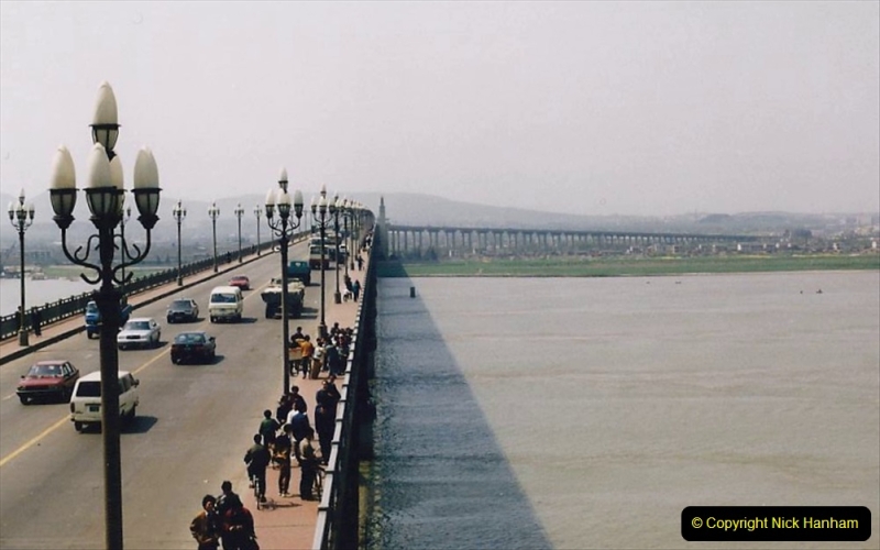 China 1993 April. (19) Nanjing Bridge over the Yangtze River. 028