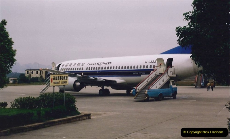 China 1993 April. (131) By air to Guangzhou. 131
