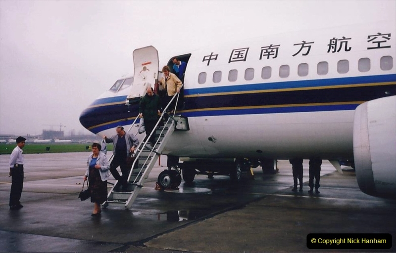China 1993 April. (132) By air to Guangzhou. 132
