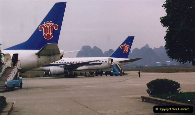 China 1993 April. (133) By air to Guangzhou. 133