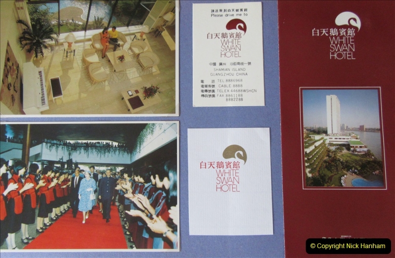 China 1993 April. (141)  White Swan Hotel Guangzhou. 136