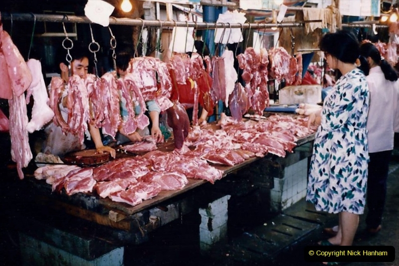 China 1993 April. (166) Guangzhou Market. 166