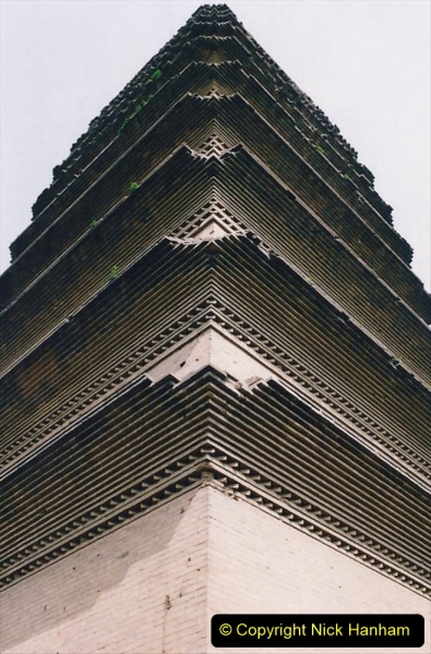China 1993 April. (30) The Small Wild Goose Pagoda in Xain. 030