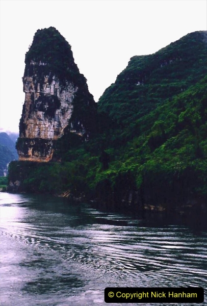 China 1993 April. (86) On the Li or Lijiang River  to Yangshuo. 086