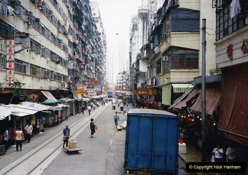 China 1993 April China into Hong Kong. (175) Last look at Hong Kong. 175