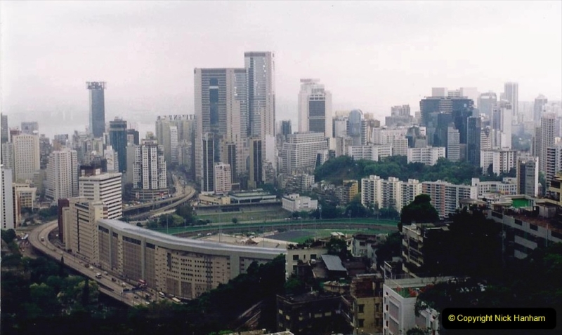 China 1993 April China into Hong Kong. (20) Happy Valley. 021