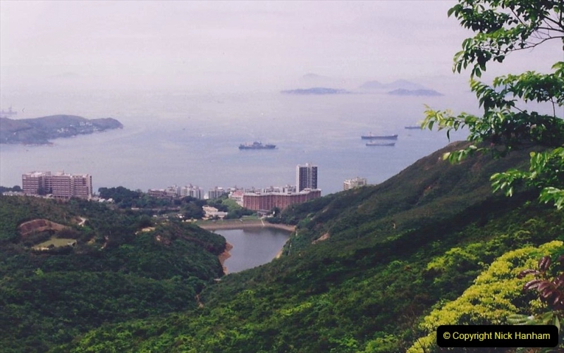 China 1993 April China into Hong Kong. (99) At the top of the Paek and still VERY misty. 099