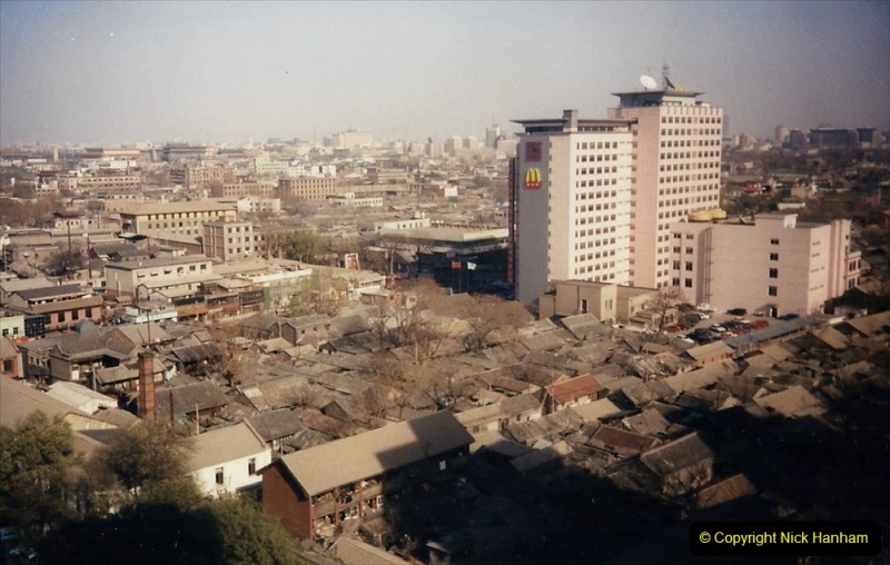 China 1997 November Number 1. (22) Beijing Hotel and view from room window. 022