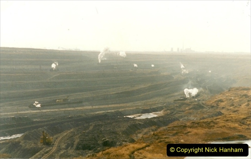 China 1999 October Number 1. (109) At Jalainur Opencast Coal Mine.