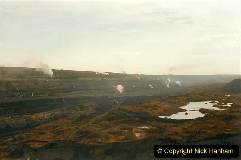 China 1999 October Number 1. (110) At Jalainur Opencast Coal Mine.