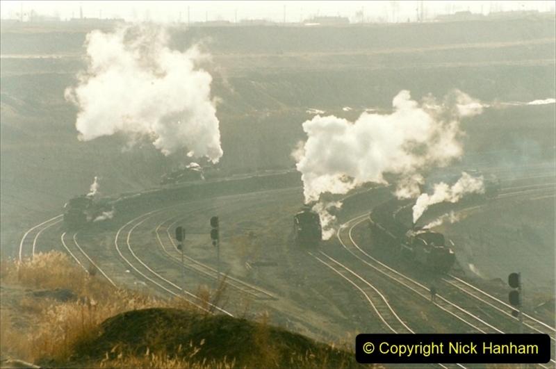 China 1999 October Number 1. (113) At Jalainur Opencast Coal Mine.