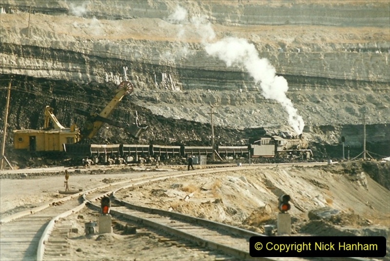 China 1999 October Number 1. (122) At Jalainur Opencast Coal Mine.