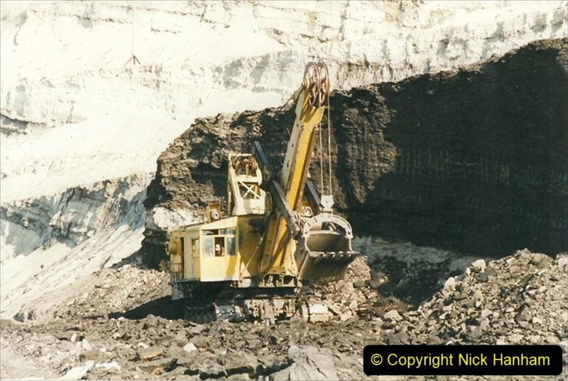 China 1999 October Number 1. (125) At Jalainur Opencast Coal Mine.