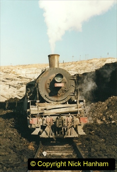 China 1999 October Number 1. (137) At Jalainur Opencast Coal Mine.