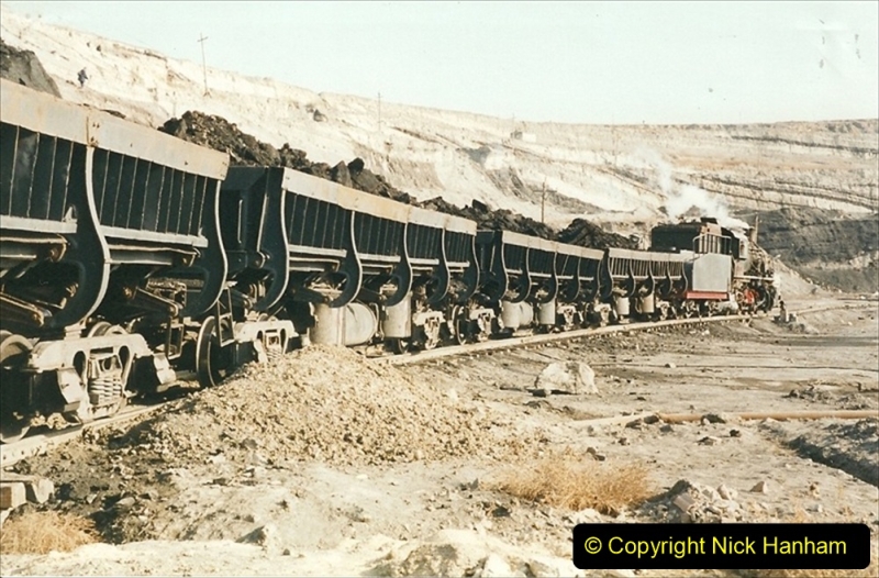 China 1999 October Number 1. (176) At Jalainur Opencast Coal Mine.