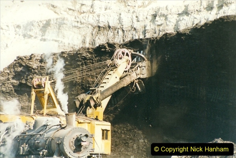 China 1999 October Number 1. (184) At Jalainur Opencast Coal Mine.