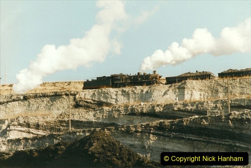 China 1999 October Number 1. (187) At Jalainur Opencast Coal Mine.